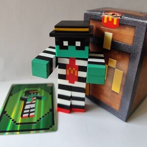 2025 McDONALD'S Minecraft Adult Happy Meal TOY Zombie Hamburglar